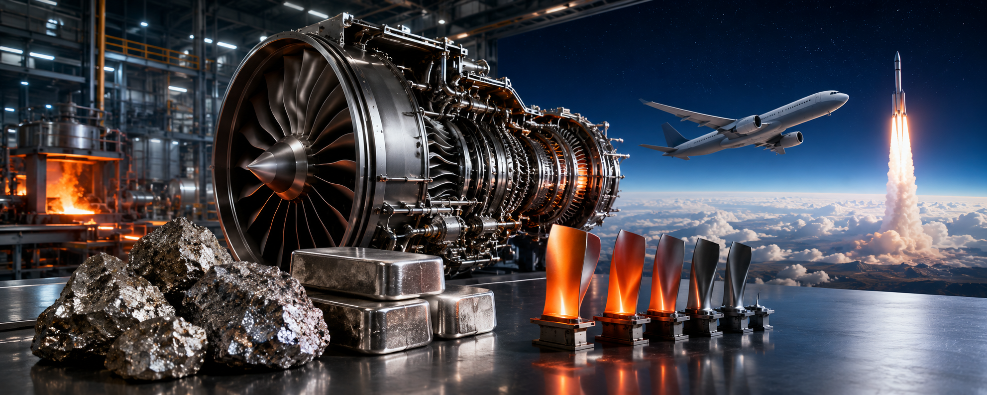 Níquel para Aviação e Aeroespacial