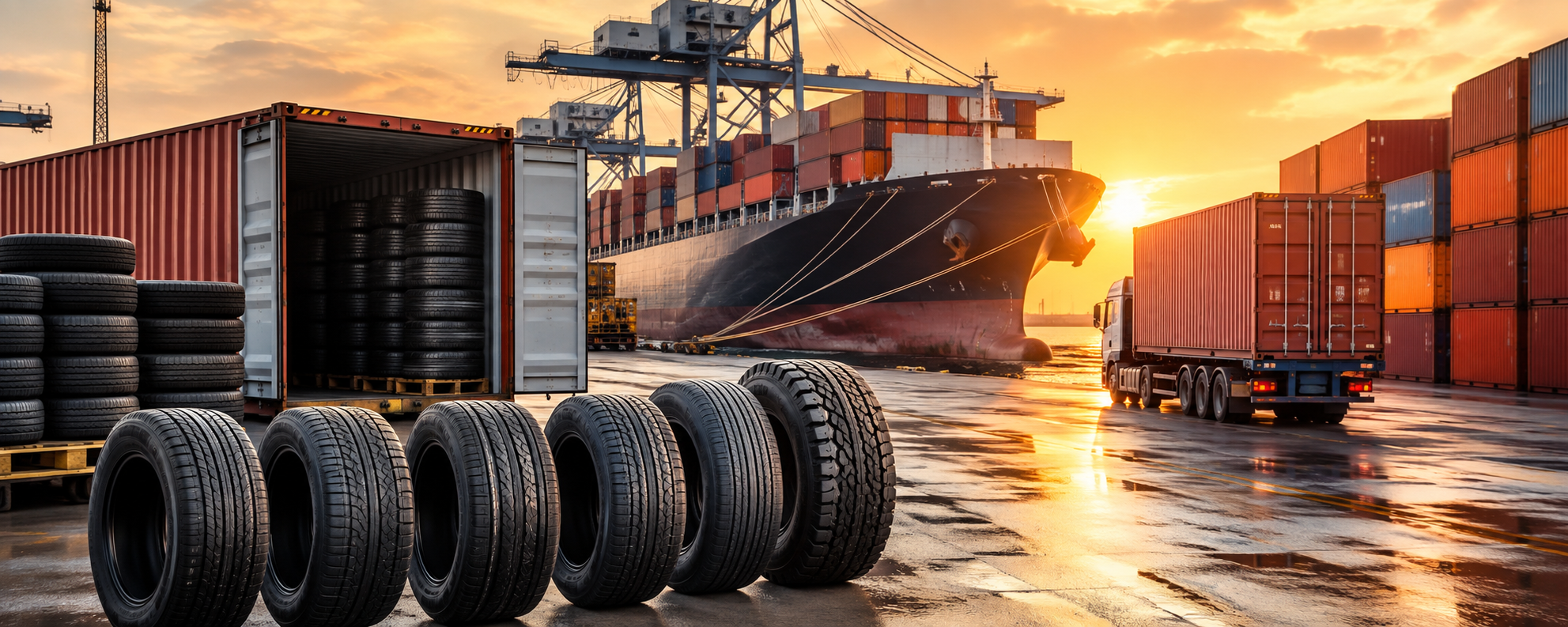 Importação e Exportação de Pneus